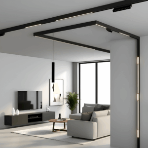 Surface Track Light - 1 Meter (Black/White)